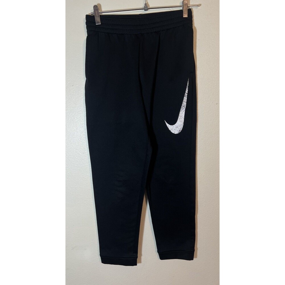 Nike Dri Fit Boys Black Sweatpants with Pockets - Size Large